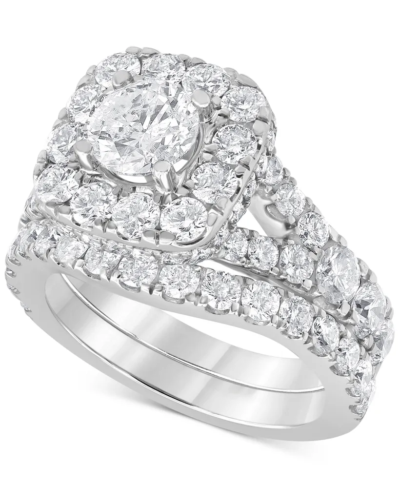 Diamond Bridal Set (4 ct. t.w.) 14k White Gold