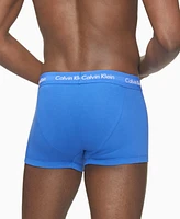 Calvin Klein Men's 3-Pack Cotton Stretch Low-Rise Trunk Underwear