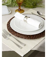 Design Import Ribbed Placemat, Set of 6