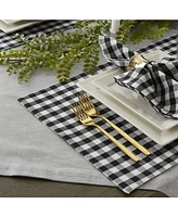 Design Import Reversible Gingham - Buffalo Check Placemat Set