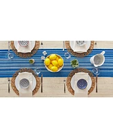 Design Imports Stripe with Fringe Table Runner