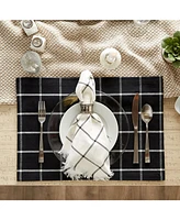 Design Imports Check Placemat, Set of 6