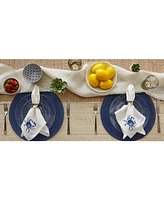 Design Imports Crab Printed Napkin, Set of 6