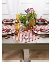 Design Imports American Plaid Kitchen Textiles, 70" Round, American Plaid, 1 Piece