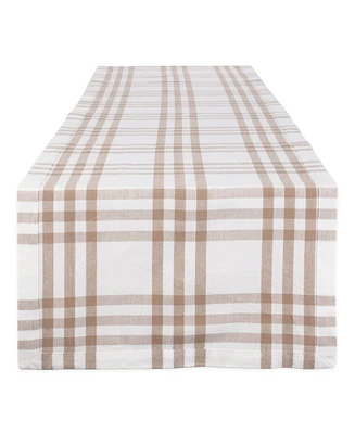 Design Imports Farm To Table Check Table Runner, 14" x 72"