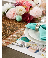 Design Imports Easter Folk Garden Placemats 13" x 19", Set of 6