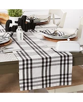 Design Imports Plaid Table Runner, 14" x 72"