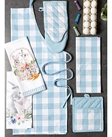 Design Imports Buffalo Check Kitchen Textiles, 9" x 8", Set of 2
