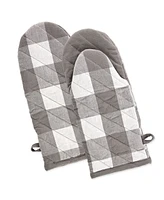 Design Imports Buffalo Check 2-Pack Kitchen Mitts