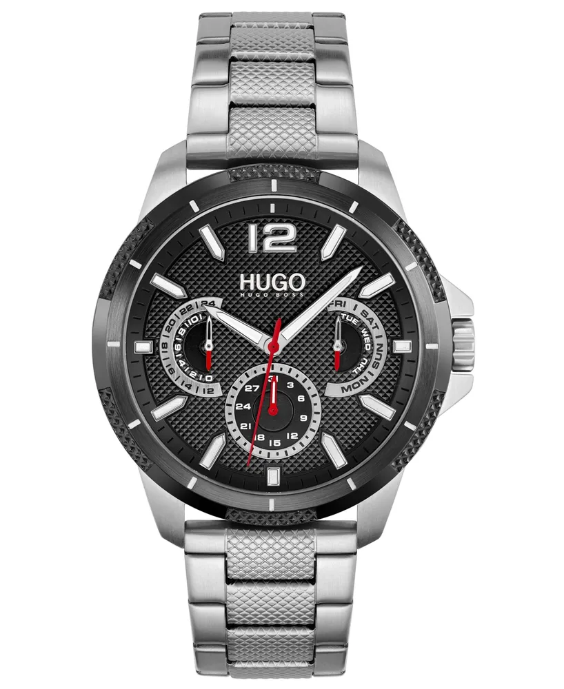 Hugo Men's #Sport Stainless Steel Bracelet Watch 46mm