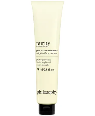 Philosophy Purity Made Simple Pore Extractor Exfoliating Clay Mask, 2.5 oz