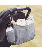 Diono Buggy Buddy Xl Universal Stroller Organizer with Cup Holders, Secure Attachment, Zip Pockets