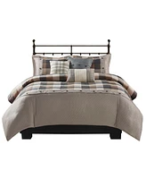 Madison Park Ridge Herringbone 6-Pc. Duvet Cover Set