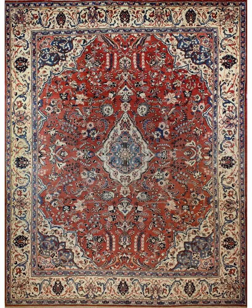 Bb Rugs One of a Kind Sarouk 9'10" x 13'1" Area Rug