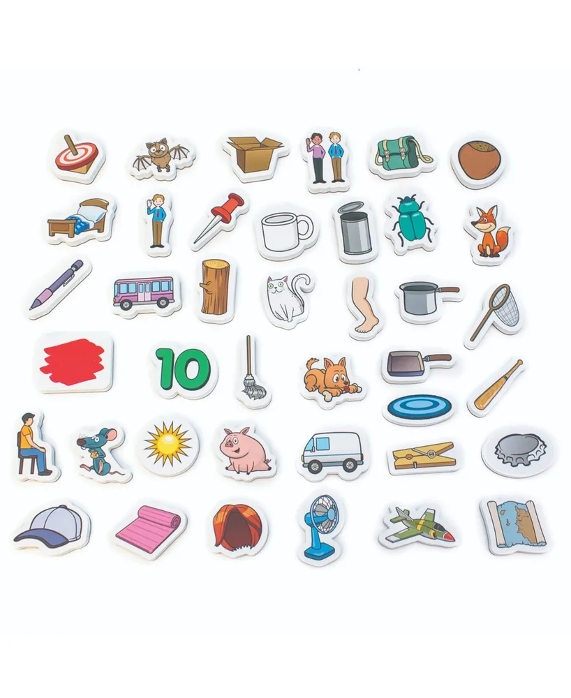 Junior Learning Rainbow Cvc Objects - Magnetic Activities Learning Set