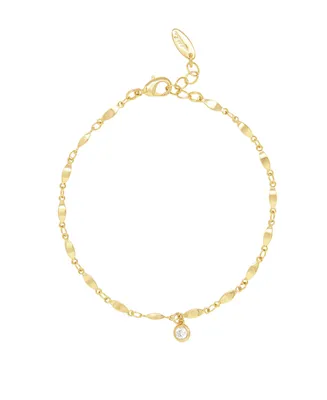 Ettika Simple Gold Plated Chain Anklet