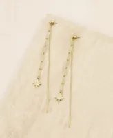 Ettika Delicate Chain Star Earrings