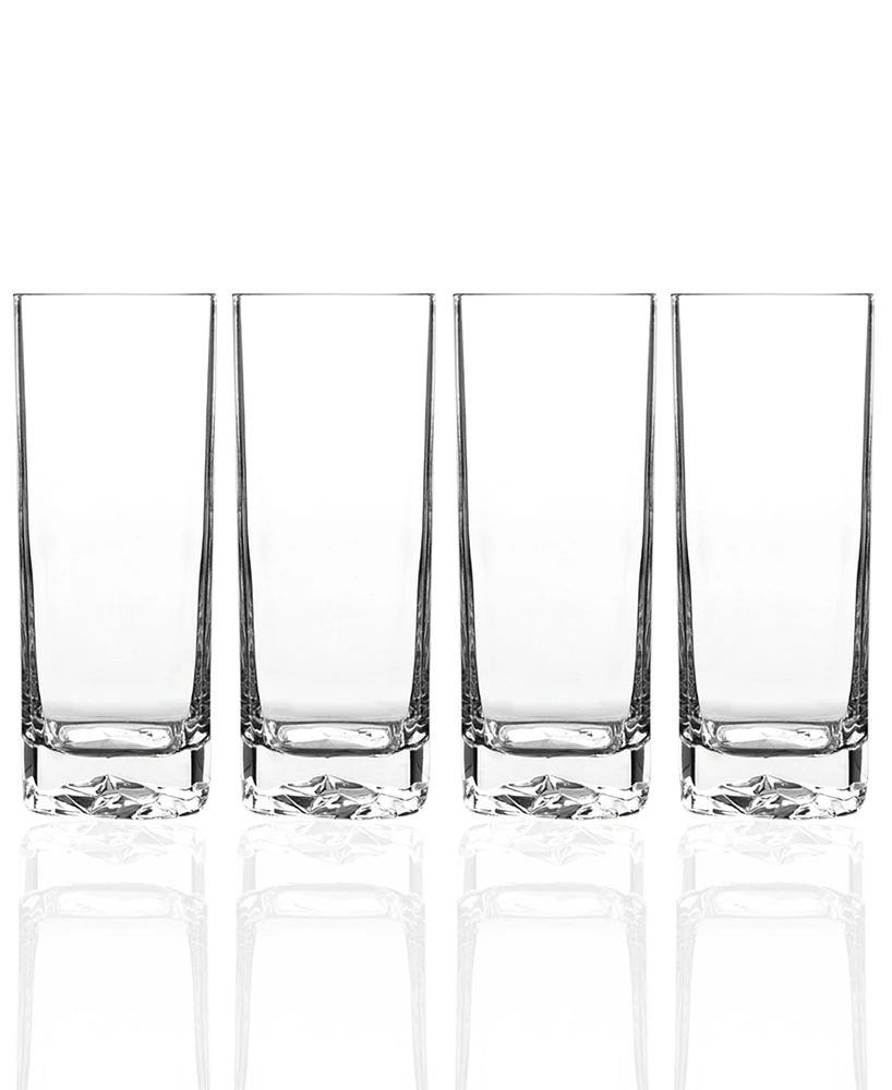 Luigi Bormioli Glassware, Set of 4 On the Rocks Highball Glasses