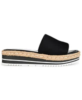 Journee Collection Women's Rosey Espadrille Platform Wedge Sandals