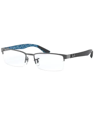 Ray-Ban RX8412 Unisex Rectangle Eyeglasses