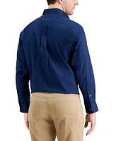 Club Room Men's Regular Fit Pinpoint Dress Shirt, Created for Macy's