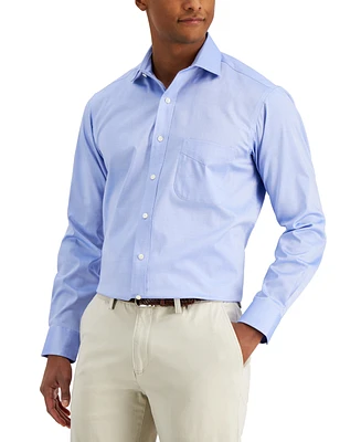 Club Room Men's Regular Fit Pinpoint Dress Shirt, Created for Macy's