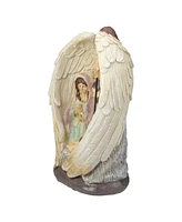 Northlight 11.25" Holy Family and Angel Christmas Nativity Table Decoration