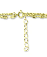 Giani Bernini Double Chain Ankle Bracelet, Created for Macy's