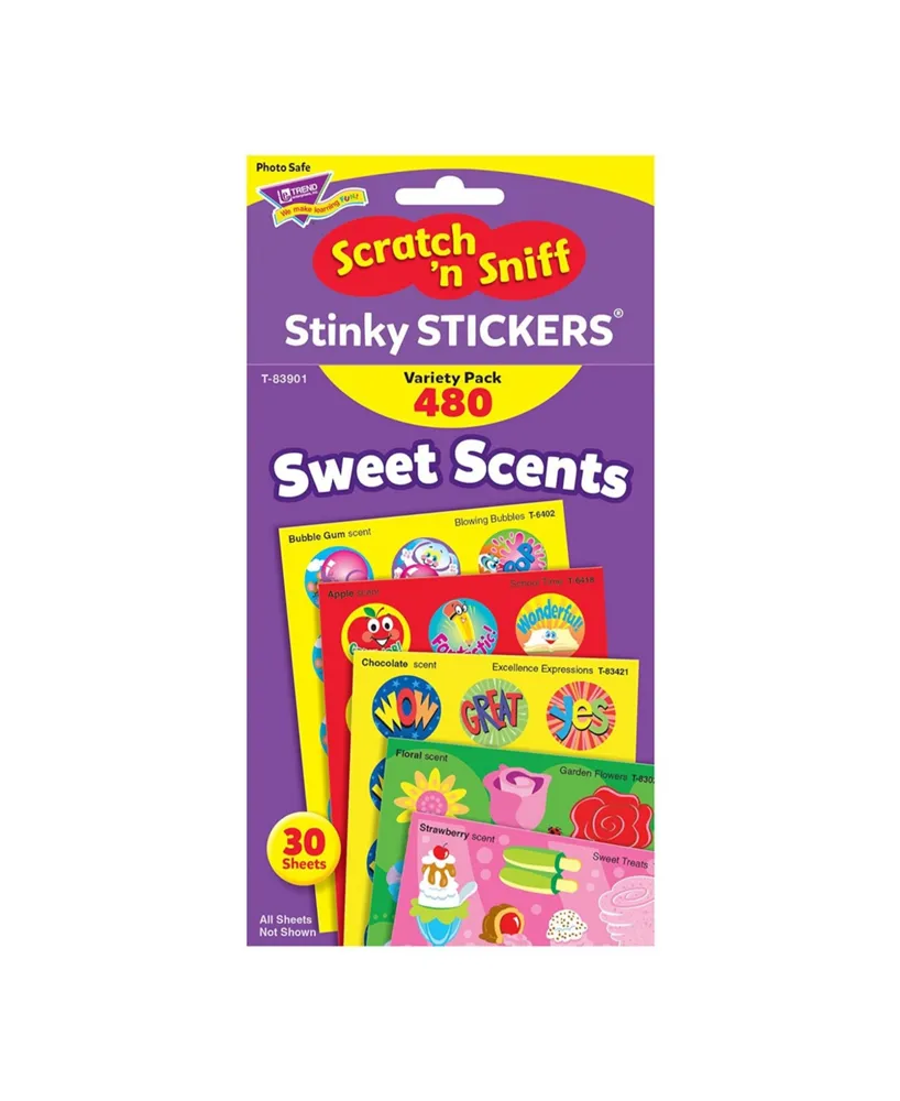 Sweet Scents Stinky Stickers Variety Pack