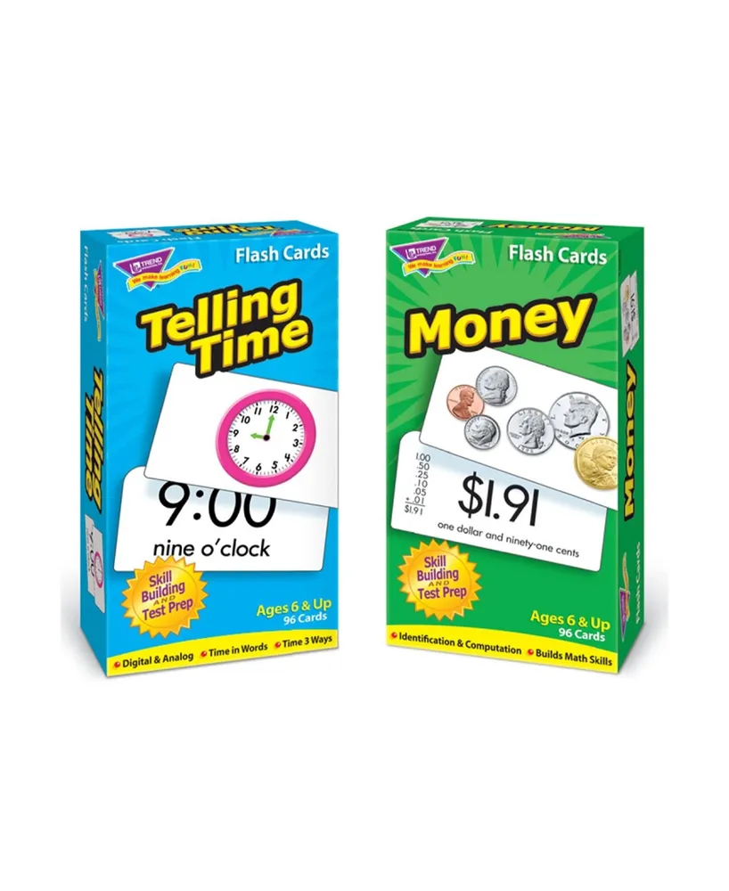 Time and Money Skill Drill Flash Cards Assortment