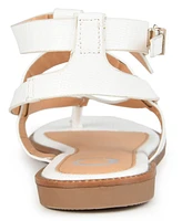 Journee Collection Women's Tangie Ankle Strap Flat Sandals