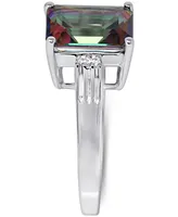 Mystic Topaz (3-3/4 ct. t.w.) & Diamond Accent Ring in 14k White Gold