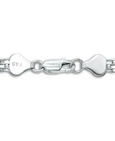 Giani Bernini Cubic Zirconia Heart Bismark Chain Bracelet, Created for Macy's