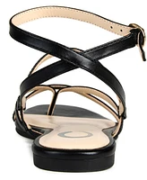 Journee Collection Women's Serissa Strappy Flat Sandals