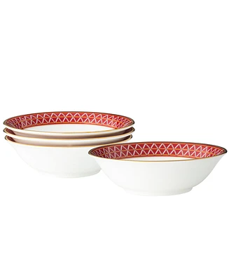 Noritake Crochet Set of 4 Cereals, 6-1/2", 15.5 oz.