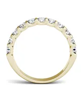 Moissanite Anniversary Band 1-1/10 ct. t.w. Diamond Equivalent 14k White or Yellow Gold