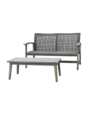 Monterosso 2 Piece Sofa and Table Seating Set