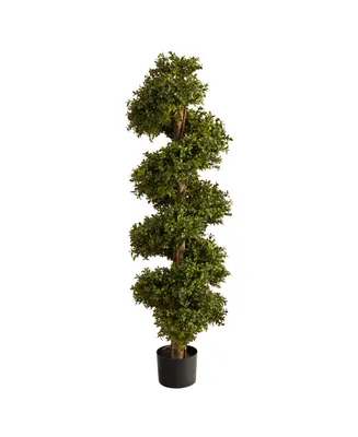 46" Boxwood Spiral Topiary Artificial Tree