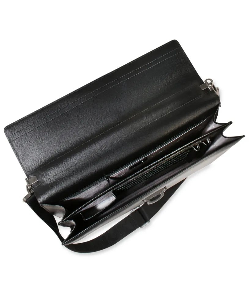 Montblanc Meisterstuck Black European Leather Briefcase Document Case
