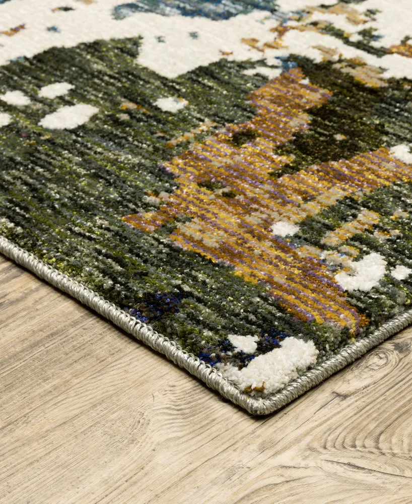 Jhb Design Strata STR06 2'3" x 8' Runner Area Rug