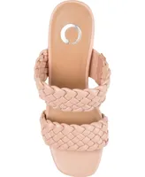 Journee Collection Women's Melissa Woven Sandals