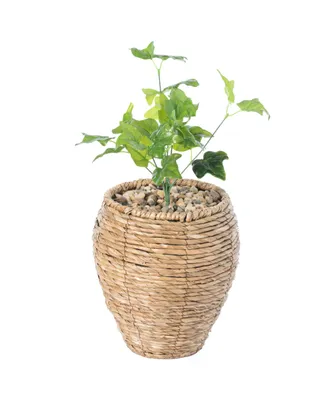 Woven Round Small Flower Pot Planter Basket