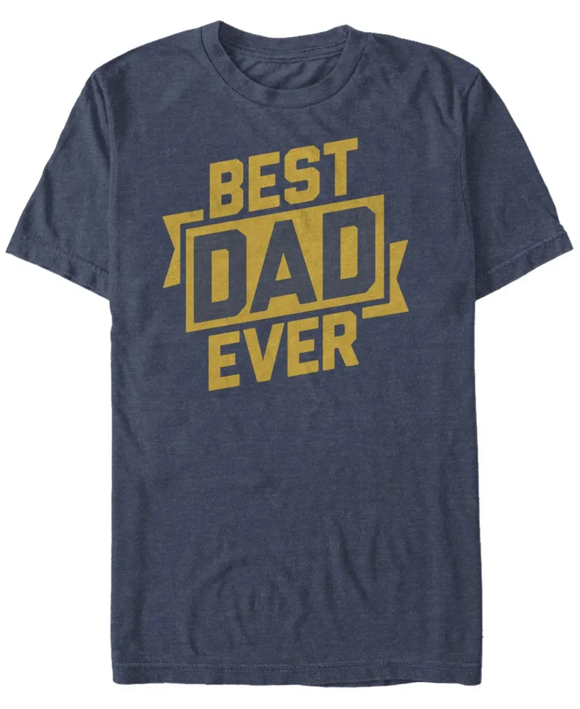 Fifth Sun Men's Best Dad Ever Short Sleeve Crew T-shirt