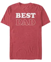 Fifth Sun Men's Best Dad Short Sleeve Crew T-shirt