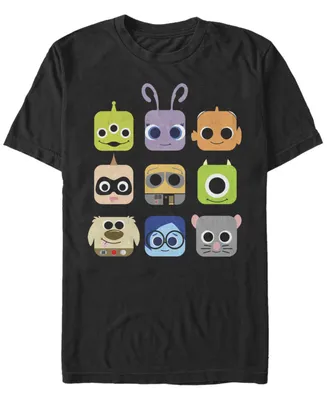 Fifth Sun Men's Pixar Icons Short Sleeve Crew T-shirt