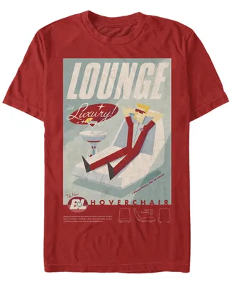 Fifth Sun Men's Lounge Poster Short Sleeve Crew T-shirt