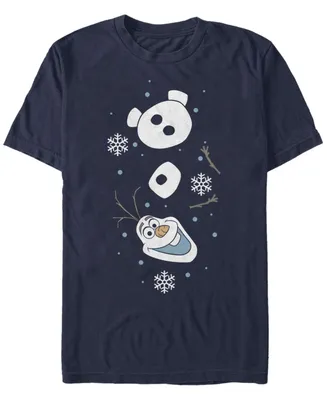 Fifth Sun Men's Olaf Christmas Sleeve Short Crew T-shirt