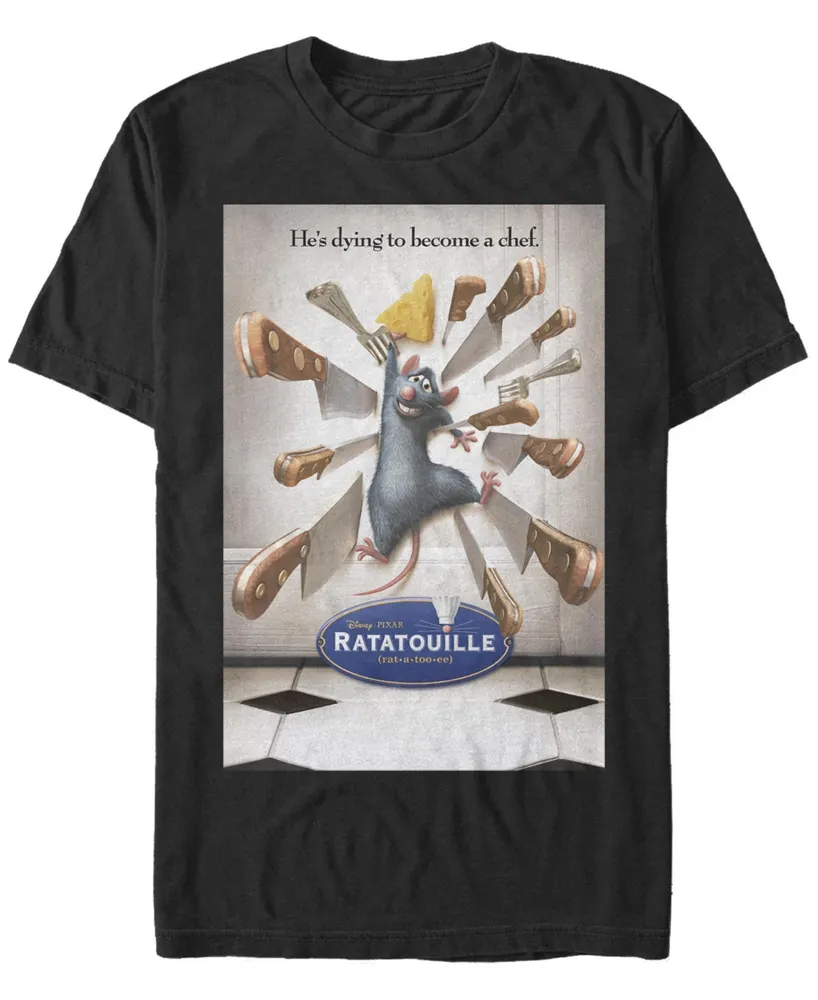 Fifth Sun Men's Ratatouille Poster Short Sleeve Crew T-shirt