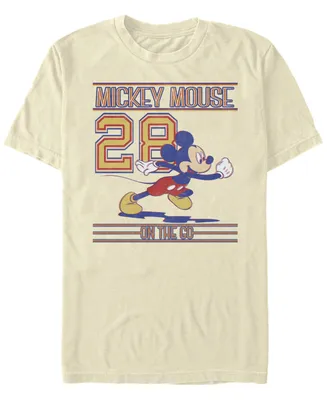 Fifth Sun Men's Mickey Since 28 Short Sleeve Crew T-shirt