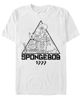 Fifth Sun Men's SpongeBob Rock Short Sleeve Crew T-shirt